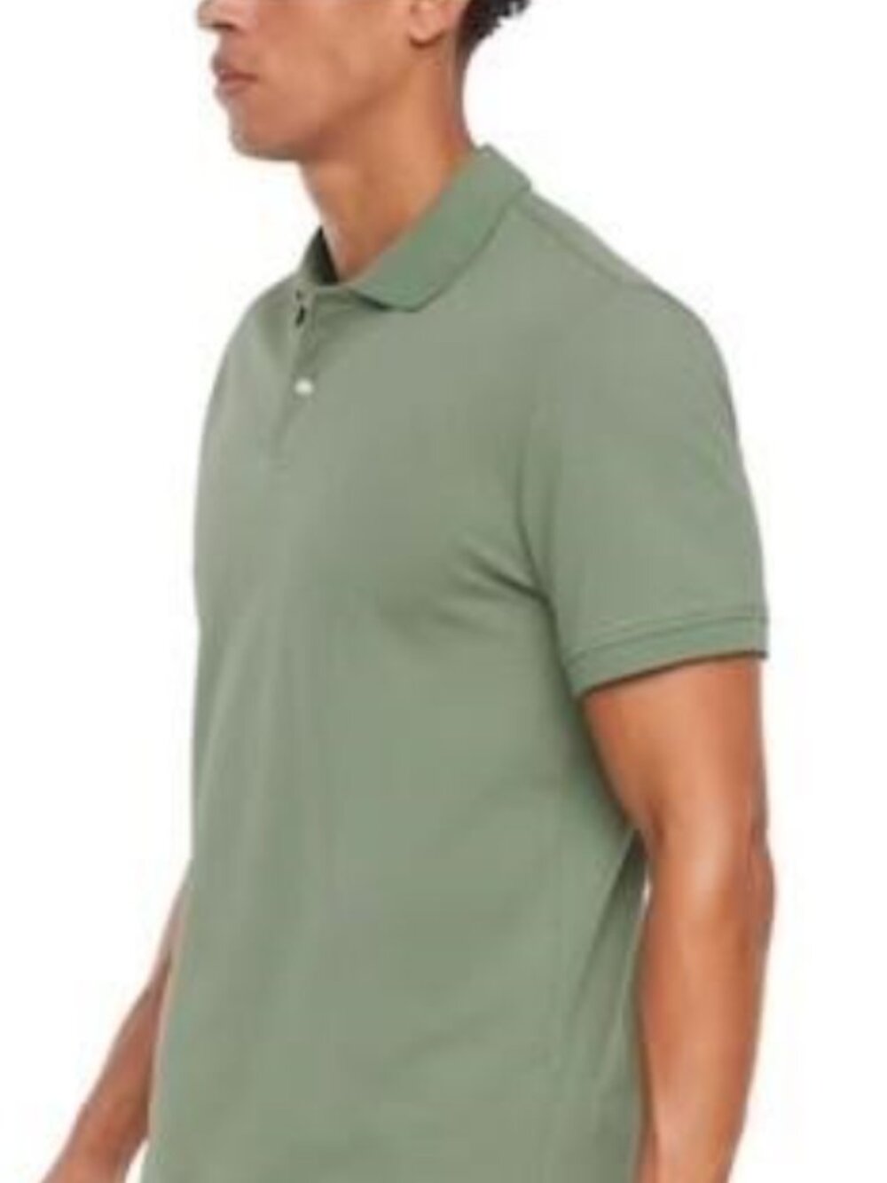 Gap Men's Pique Polo Small-Green